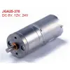  Fém hajtóműves 6V DC egyenáramú motor JGA25-370, nagy nyomaték, 150 ford/perc
