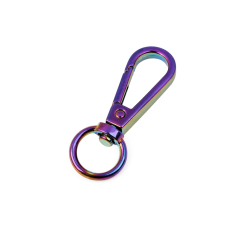  Fém karabiner szivárványos 12 mm rövidáru