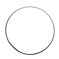  Fém karika fekete 30cm dekorációs kellék