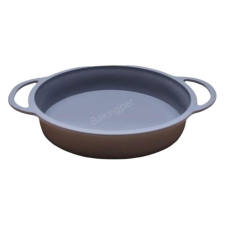  Fém merevítéssel ellátott szilikon tepsi-kör alak sütés és főzés