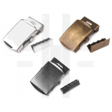  Fém övcsat + övvég - 30 mm dekorációs kellék