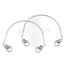  Fém táskafül fém véggel dekorációs kellék