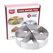  Fém tortaforma, mousse forma-6 darab Háromszög sütés és főzés