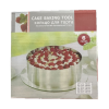  Fém tortaforma,mousse forma-6 részes 14cm magas