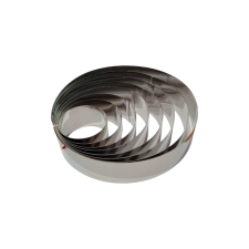  Fém Tortakarika Szett, 8 részes, 4 cm sütés és főzés