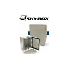  Fémszekrény Skybox 600x500x260 villanyszerelés