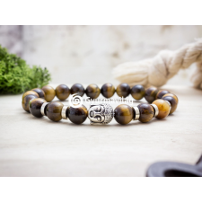  Fenséges tigrisszem Buddha ásvány karkötő karkötő