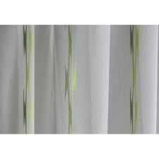 Fényáteresztő shearly függöny 12145/03 zöld csíkos 180 cm magas méteráru lakástextília