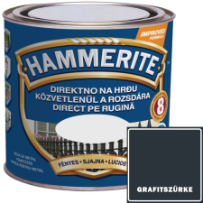  FÉNYES GRAFITSZÜRKE - HAMMERITE FÉMFESTÉK- KÖZVETLENÜL A ROZSDÁRA - 0,75L zománcfesték