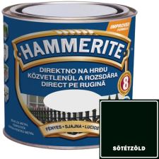  FÉNYES SÖTÉTZÖLD - HAMMERITE FÉMFESTÉK- KÖZVETLENÜL A ROZSDÁRA - 0,25L zománcfesték