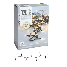  Fényfüzér 120 LED-es programos adapteres meleg dekorációs kellék