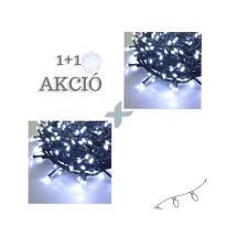  Fényfüzér 180led hideg fehér 8m KE21-1030 1+1 karácsonyfa izzósor