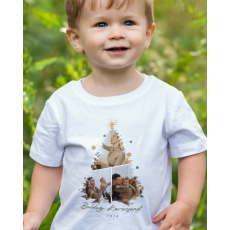  Fényképes gyerek póló - Boldog karácsonyt