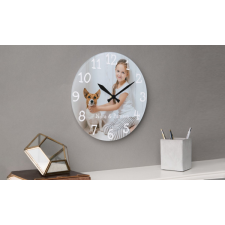  Fényképes óra - 20 cm egyedi ajándék