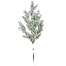  Fenyő ág flokkolt 59cm dekorációs kellék