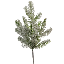  Fenyő ág havas ezüst ággal M42cm dekorációs kellék