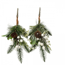  Fenyő pick csiptetős 22cm 2db-os csomag dekorációs kellék