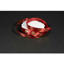  Fenyőfa mintás szatén szalag 16mmx20m bordó konyhai eszköz