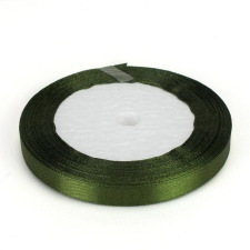  Fenyőzöld szatén szalag 1cm x 22méter dekorációs kellék