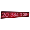  Fényújság 288cm x 48cm Piros LED reklámtábla fényreklám + Bónusz ajándék WiFi vezérlés