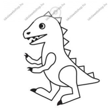 Fényvarázsforma, kicsi dinó-Tyrannosaurus üvegfesték