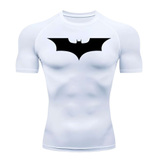  Férfi BatMan póló, Fehér - L férfi póló