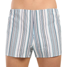  Férfi bő szárú boxeralsó Foltýn könnyű csíkok (K59) XXL