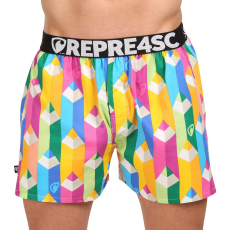  Férfi bő szárú boxeralsó Represent exkluzív Mike PASTEL UP! (R4M-BOX-0726) L
