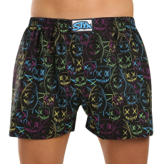  Férfi bő szárú boxeralsó Styx art klasszikus gumi túlméretezett maszk (E1853) 3XL