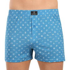 Férfi bő szárú boxeralsók Lonka kék (Karlos-kemping) XL férfi alsó