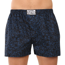  Férfi bő szárú boxeralsók Styx art klasszikus gumipánt nagyméretű Jáchym (E1851) 3XL