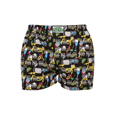  férfi bő szárú boxeralsók Styx art klasszikus gumipánt party (A1251) L