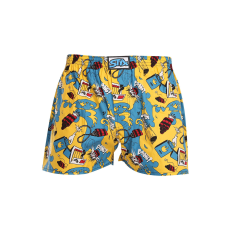  férfi bő szárú boxeralsók Styx art klasszikus gumipánt robbanás (A1750) L