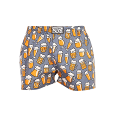  férfi bő szárú boxeralsók Styx art klasszikus gumipánt sör (A1357) XXL