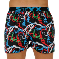 Férfi bő szárú boxeralsók Styx art sportos gumipánt dzsungel (B1157) M férfi alsó