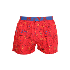  Férfi bő szárú boxeralsók Styx art sportos gumipánt Jáchym (B1356) XXL