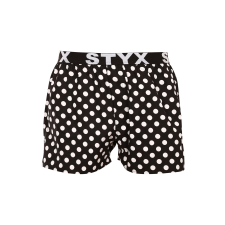  Férfi bő szárú boxeralsók Styx art sportos gumipánt pöttyös (B1650) XXL férfi alsó