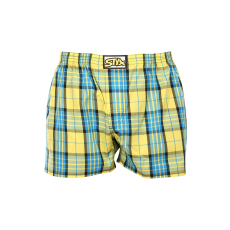  Férfi bő szárú boxeralsók Styx klasszikus gumipánt többszínű (A1002) XL
