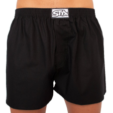 férfi bő szárú boxeralsók Styx klasszikus gumipánt többszínű fekete (E960) 3XL férfi alsó