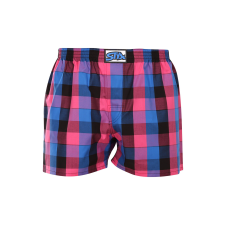 Férfi bő szárú boxeralsók Styx klasszikus gumipánt többszínű nagyméretű (E1008) 4XL férfi alsó