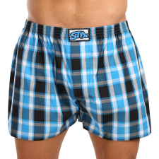 Férfi bő szárú boxeralsók Styx klasszikus gumipánt többszínű nagyméretű (E1034) 4XL férfi alsó