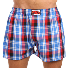 Férfi bő szárú boxeralsók Styx klasszikus gumipánt többszínű nagyméretű (E1037) 3XL férfi alsó