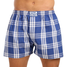  Férfi bő szárú boxeralsók Styx klasszikus gumipánt többszínű nagyméretű (E1040) 3XL