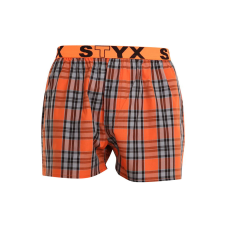 Férfi bő szárú boxeralsók Styx sportos gumipánt többszínben (B926) XL férfi alsó