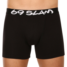  Férfi boxeralsó 69SLAM fit bambusz egyszínű bambusz (MBVPLN-BK) L férfi alsó