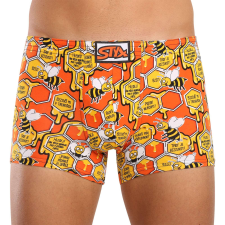 férfi boxeralsó Styx art klasszikus gumipánt méhek (Q1654) XL férfi alsó