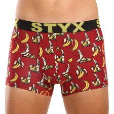  Férfi boxeralsó Styx art sportos gumipánt készült nagyméretű banánok (R1359) 3XL férfi alsó