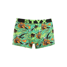 Férfi boxeralsó Styx art sportos gumipánt trópusi art sportos gumipánt trópusi (G1557) XXL