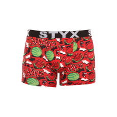  Férfi boxeralsó Styx hosszú art sportos gumipánt görögdinnyék (U1459) L