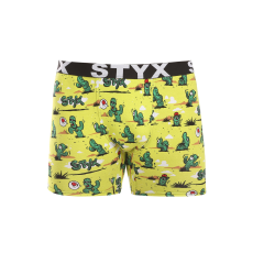  Férfi boxeralsó Styx hosszú art sportos gumipánt kaktusz (UN1351) XXL